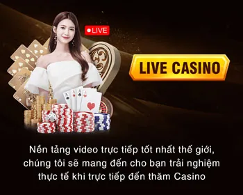 Bàn chơi casino trực tuyến với dealer người thật trên ứng dụng 365ball